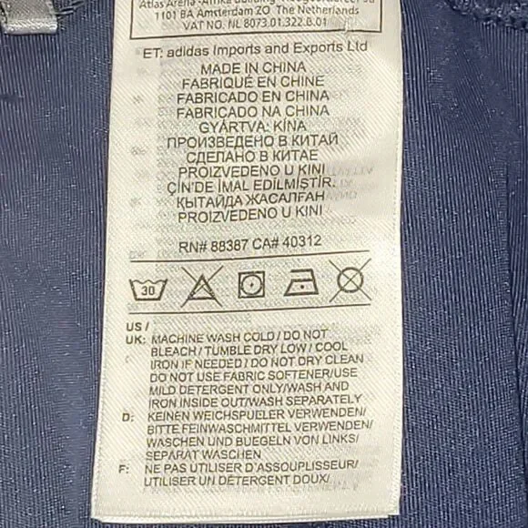 NWT Adidas‎ Light Pink Navy Geometric Print Athletic Skirt DQ0495 Size L - Picture 12 of 13